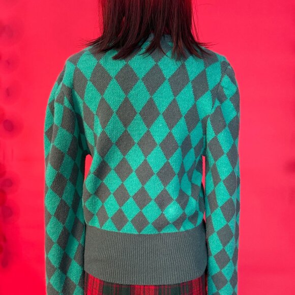 Vintage Cat & Bear Sweater Duo — Whimsical Pre-Loved Knitwear from Sparkpick 🃏 - Picture 6 of 12